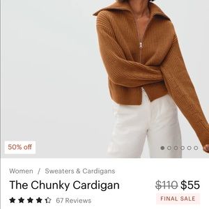 EUC Everlane Chunky Cardigan — M